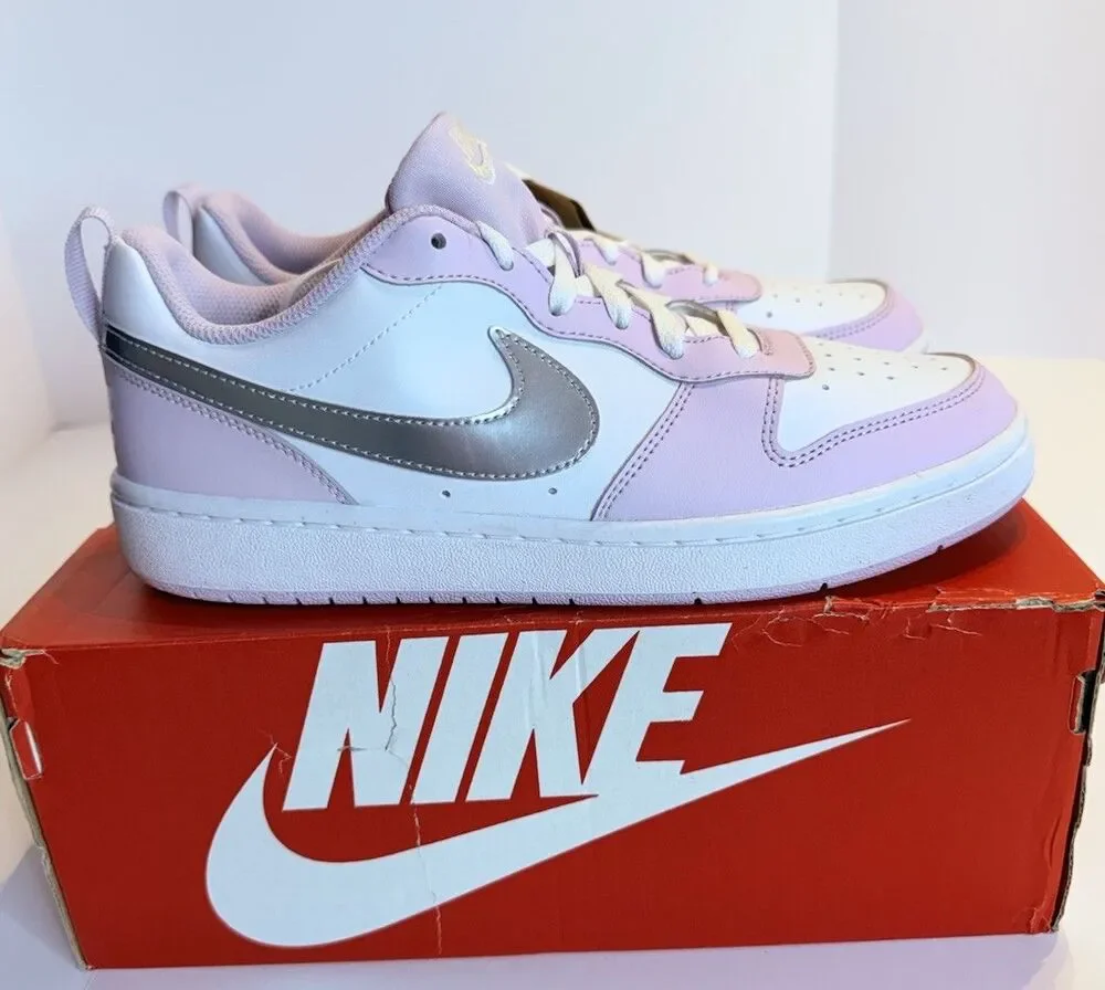 Nike Court Borough Low SE Lavender/Silver Big Kids/Women 7Y/8.5W IH0407530 (39)